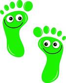 Smelling Feet Clipart