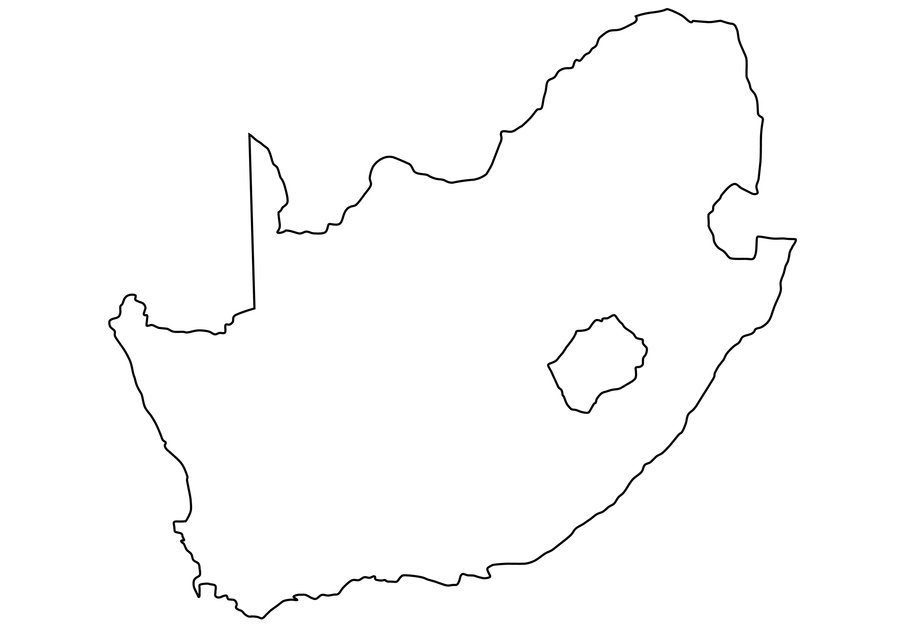 South Africa Outline By Spenelo On Deviantart