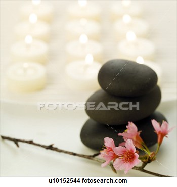Stock Photo   Zen Relaxation Lifestyle Four Objects  Fotosearch