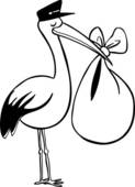 Stork Clipart And Illustrations