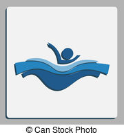 Symbol Of Swimming Pool For Web And Vectors Illustration