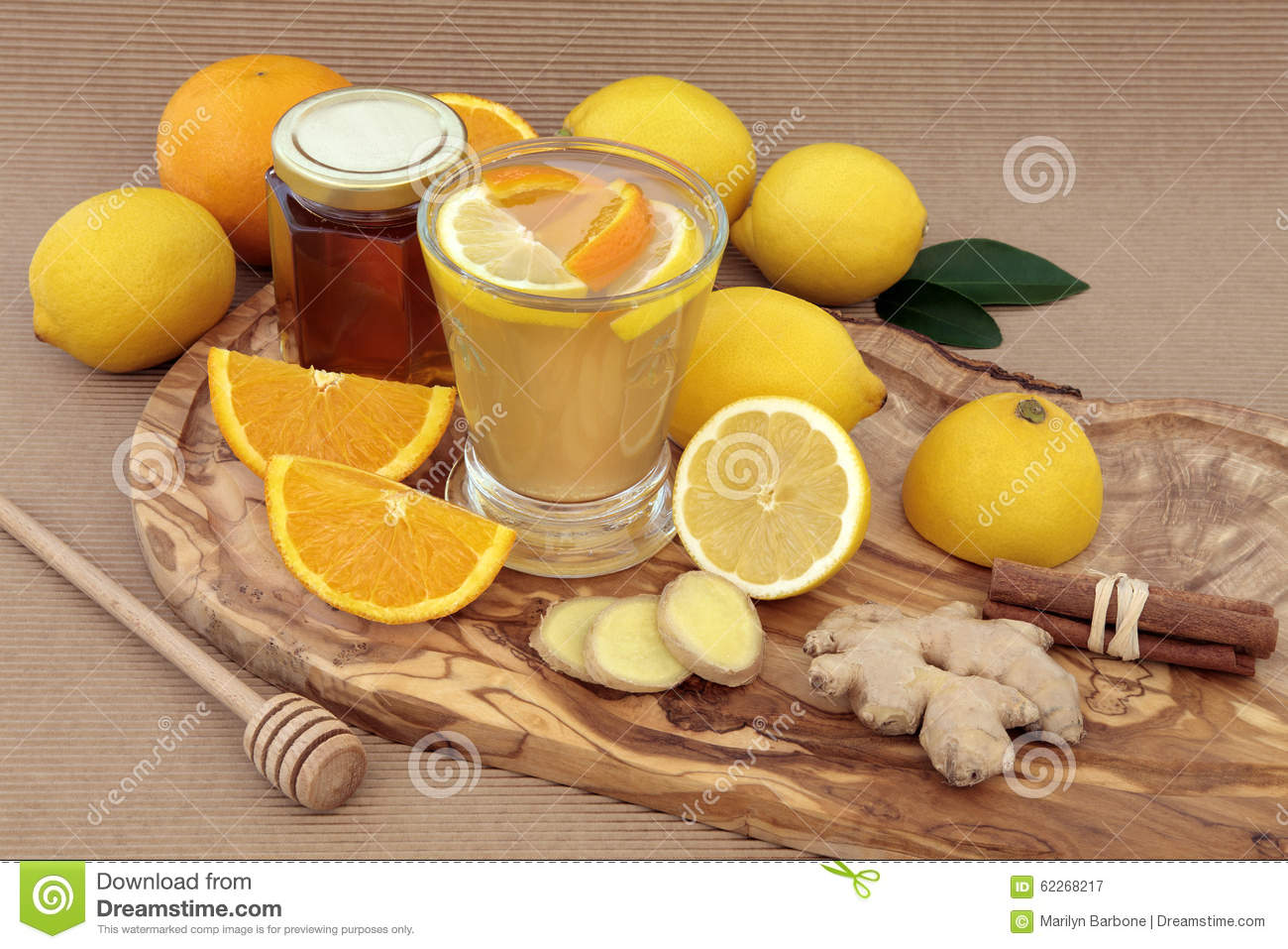 Vitamin C Health Remedy Relief Drink For Cold And Flu With Lemon And    