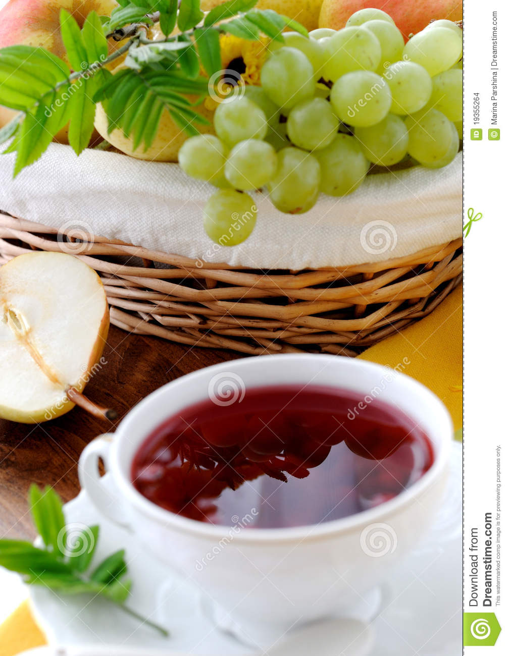 Vitamin Drink With Autumn Berries Stock Images   Image  19355264
