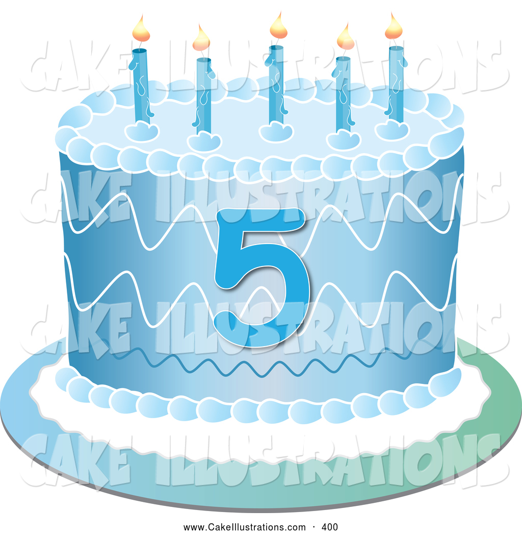 Fifth Birthday Cake And Candles Cake Clip Art Pams Clipart