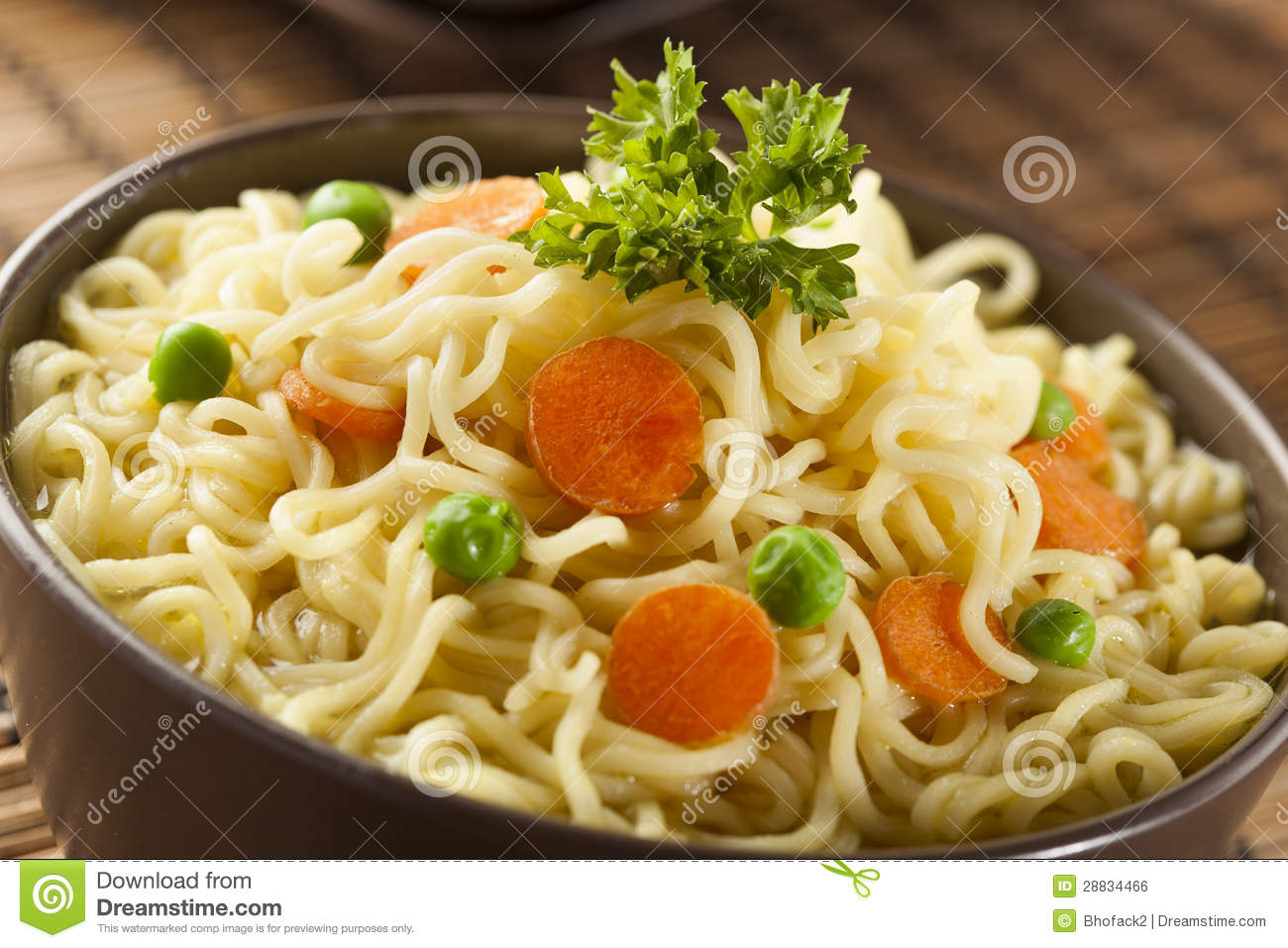 Homemade Quick Ramen Noodles Royalty Free Stock Image   Image