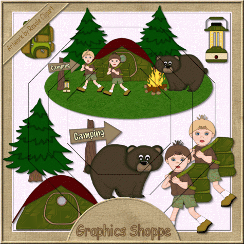 Related Pictures Funny Camping Clipart