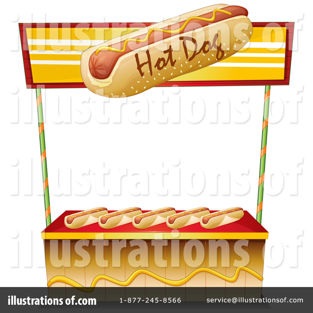 Royalty Free  Rf  Hot Dog Clipart Illustration By Colematt   Stock
