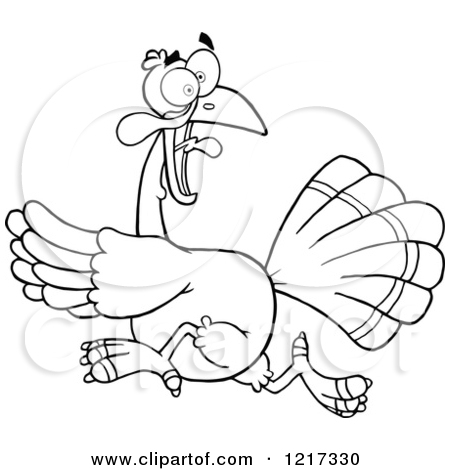 Royalty Free  Rf  Turkey Running Clipart   Illustrations  1