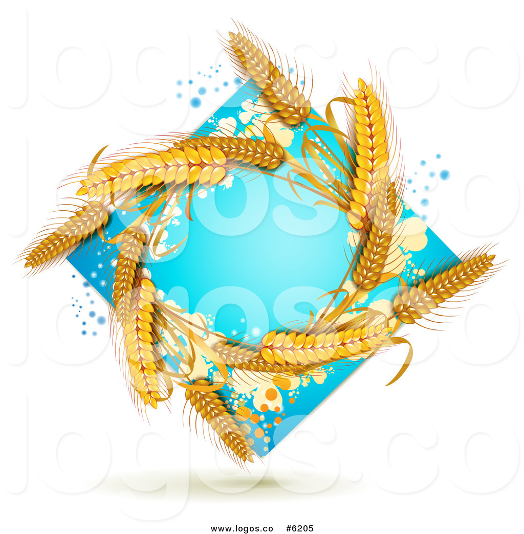 Royalty Free Vector Clipart Illustration Logo Of A Blue Diamond