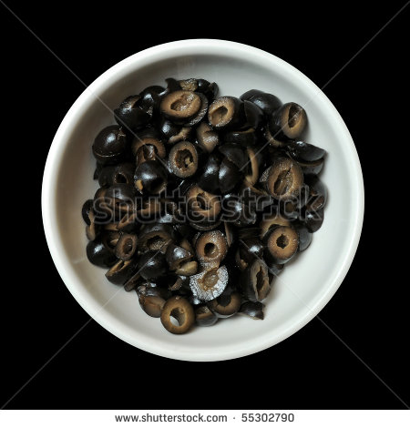 Sliced Black Olives Clipart And Cut Black Olives
