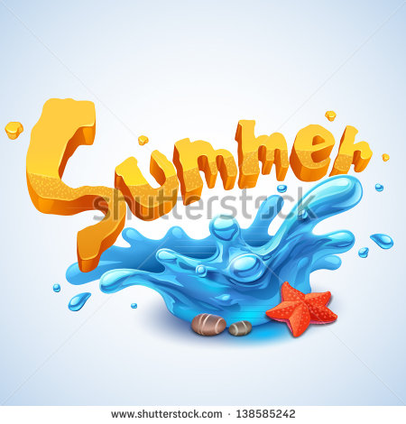 Summer Splash Clipart Summer Splash   Stock Vector Summer Splash