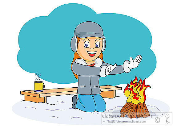 Weather Clipart  Winter Snow And Fire 10   Classroom Clipart
