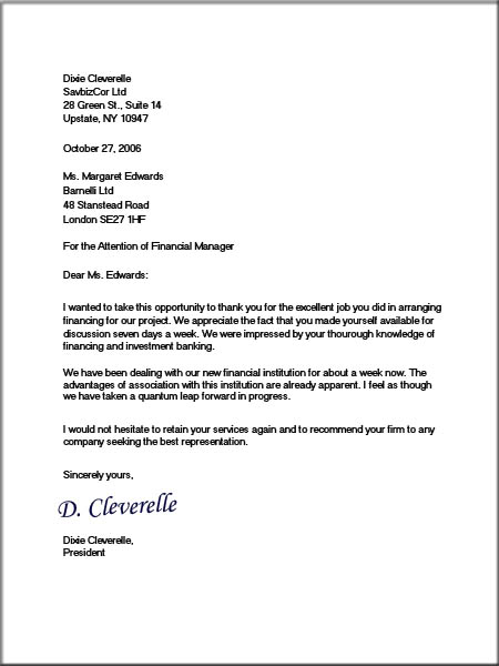 Business Letters Format Professional Way Of Passing Out Information