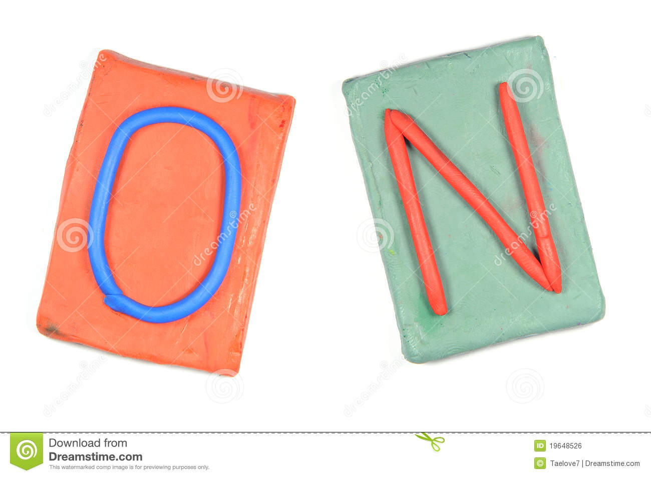 Clay Letters  Words On Royalty Free Stock Image   Image  19648526