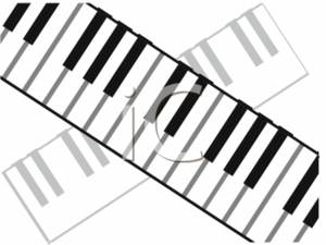 Clipart Picture Of A Piano Keyboard