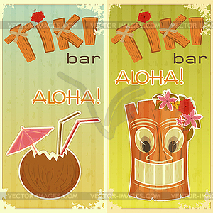 Clipartrf Art Tiki Sort Royalty Tiki Snack Bar Foto Drinks