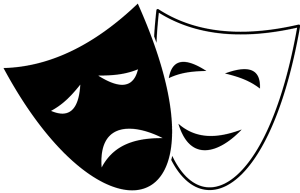 Comedy Tragedy Mask Clipart