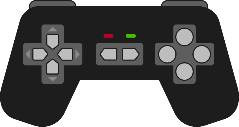 Free Simple Game Controller Clip Art