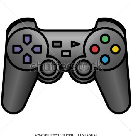 Handheld Game Controller Pad  Stock Vector Illustration 116045041