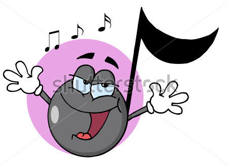 Musical Note Cartoon Character Singing Clip Arts   Clipartlogo Com