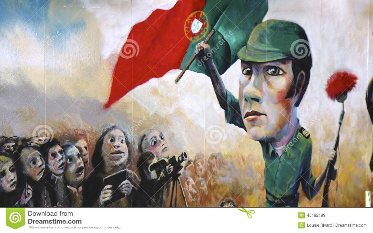 Painting Created After Carnation Revolution Which Got Out Salazar