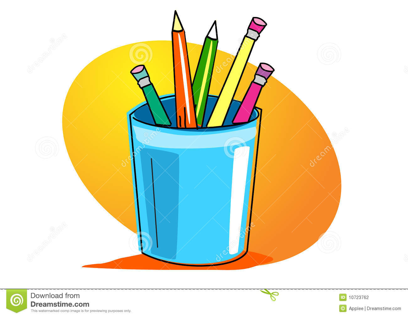 Painting Supplies Illustration Stock Photography   Image  10723762