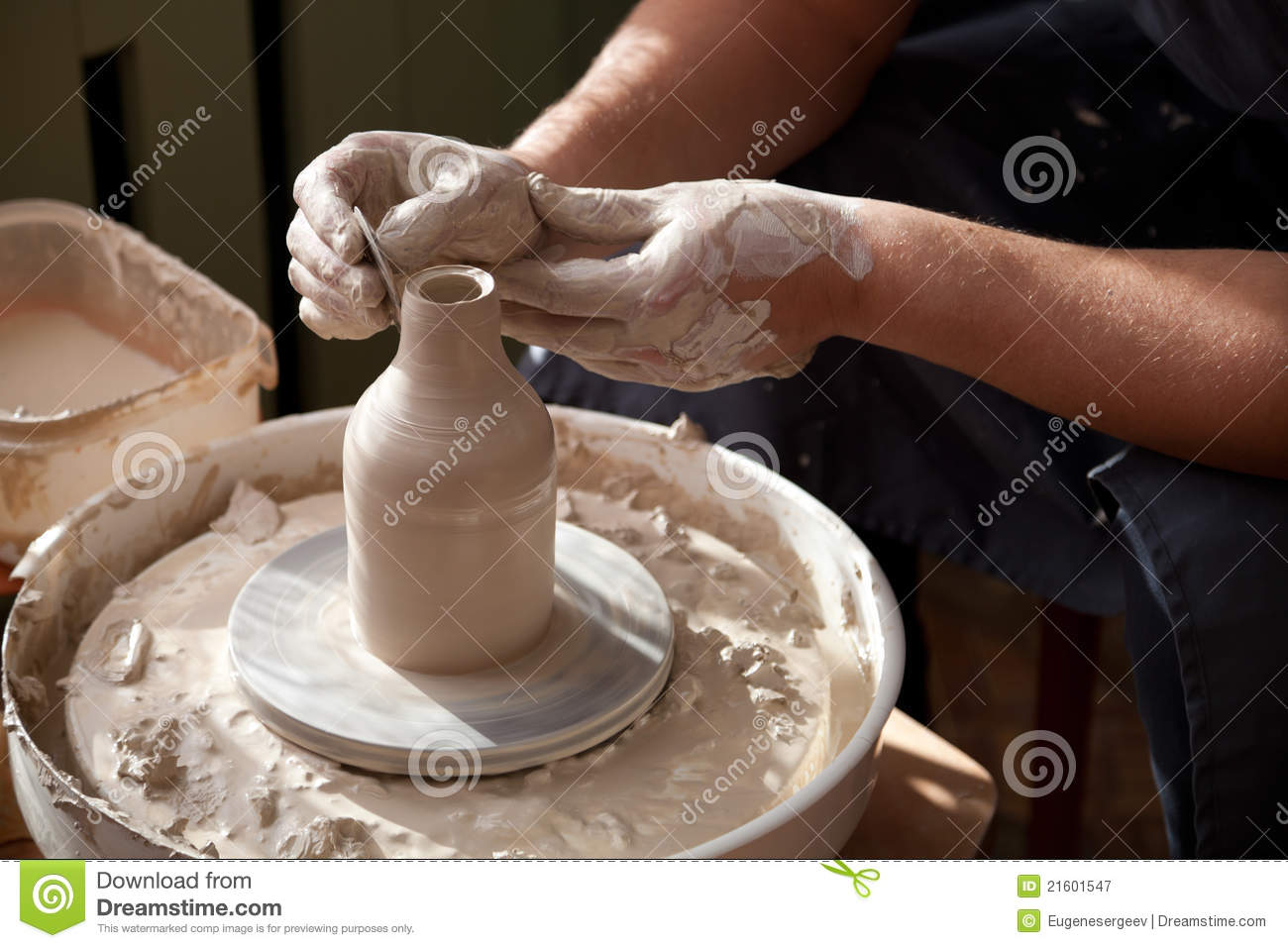 Pottery Throwing Wheel Royalty Free Stock Photography   Image