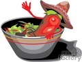 Royalty Free Chili Pepper In A Burrito Clipart Image Picture Art
