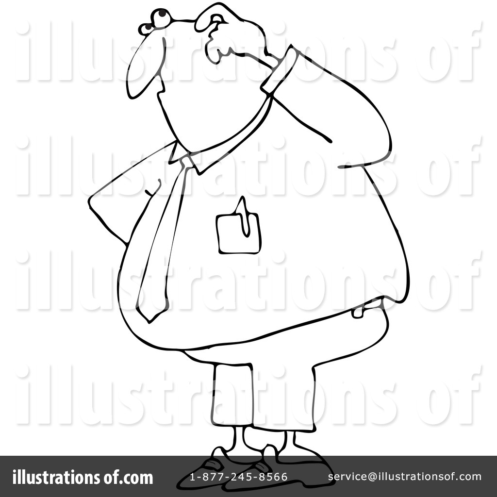 Royalty Free  Rf  Confused Clipart Illustration By Djart   Stock