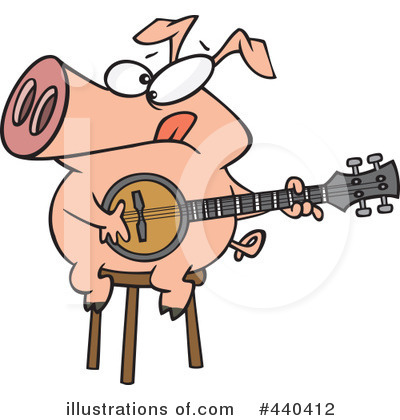 Royalty Free Rf Pig Clipart Illustration By Ron Leishman Stock