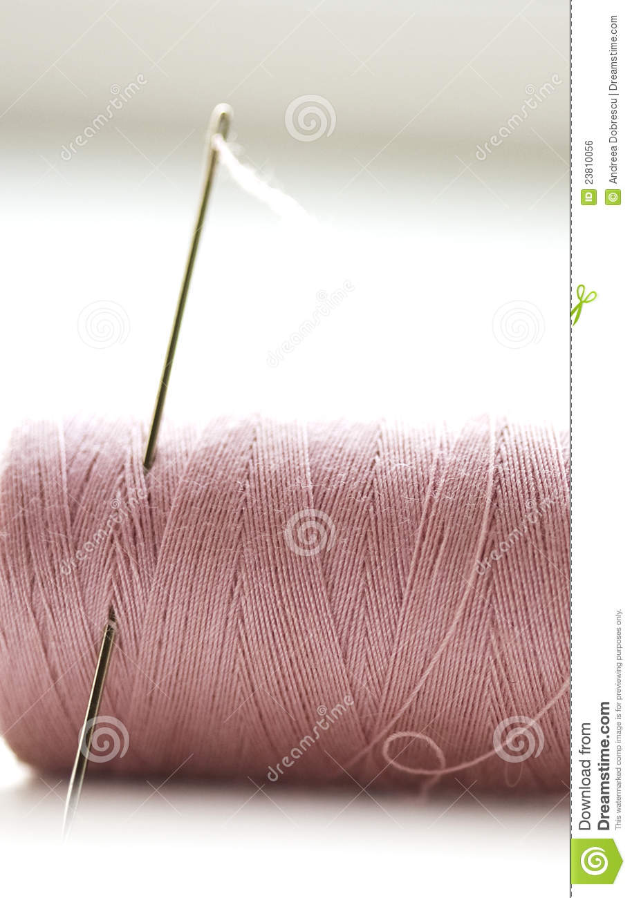 Sewing Needle And Thread Royalty Free Stock Image   Image  23810056