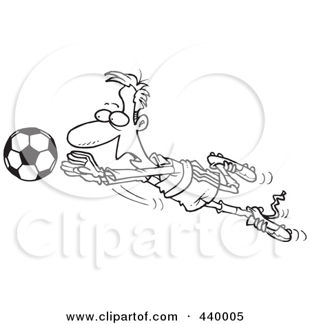 Soccer Goalkeeper Clipart