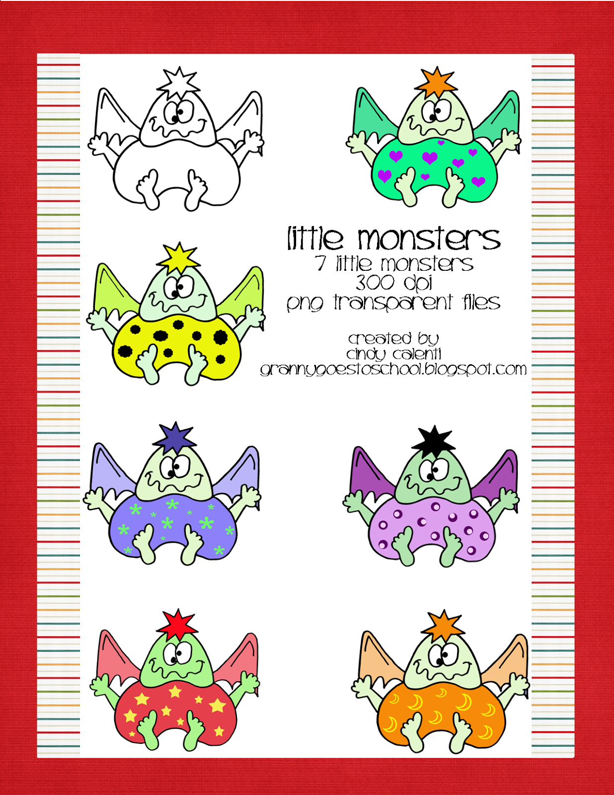 This Mini Set Of Little Monsters Was Inspired By    No Less Than Some    