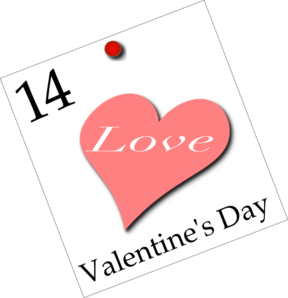 Valentines Day February 14 Clip Art At Clker Com   Vector Clip Art    