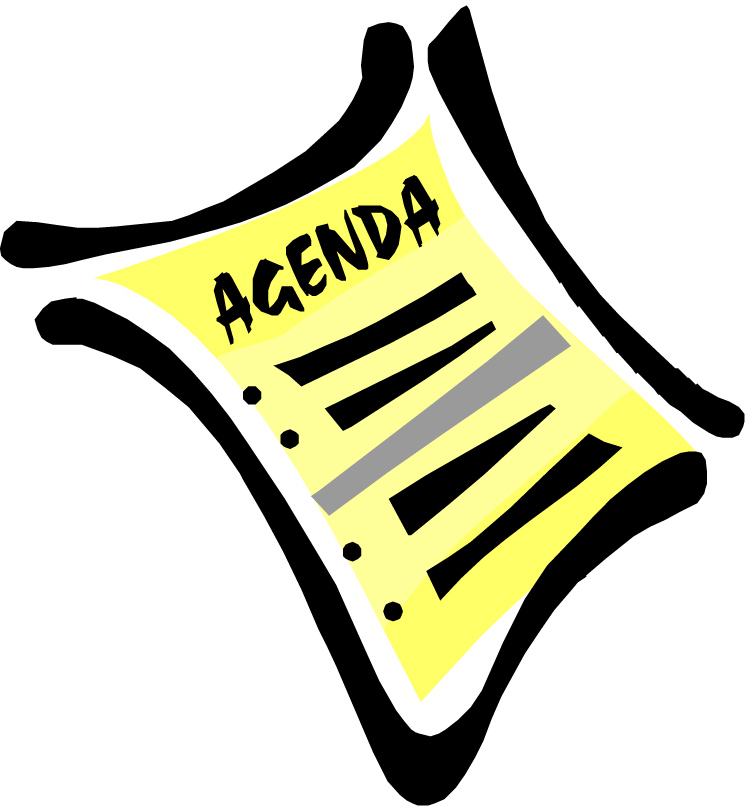 Agenda Clipart Meeting Agenda Clip Art