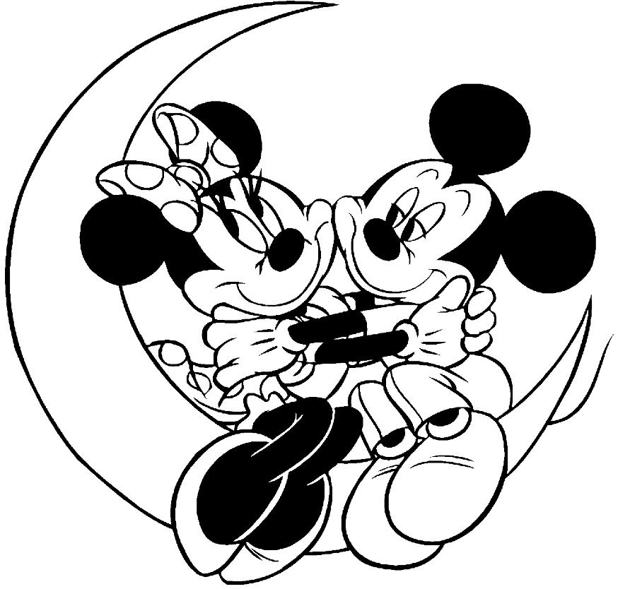 Ba  Da Web  Mickey Mouse E Minnie Desenhos Para Colorir