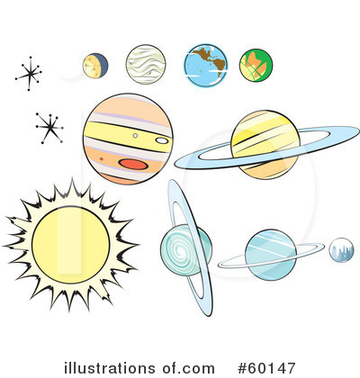 Cartoon Planets Clipart
