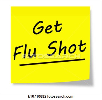 Clip Art   Get Flu Shot  Fotosearch   Search Clipart Illustration