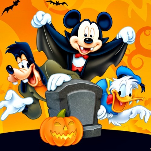 Disney Mickey Donald And Goofy Friends Halloween Wallpaper