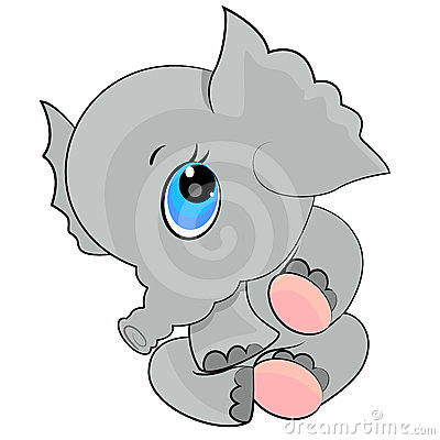 Elephant Baby Icon  Cartoon Wild Animal Stock Images   Image  24327394