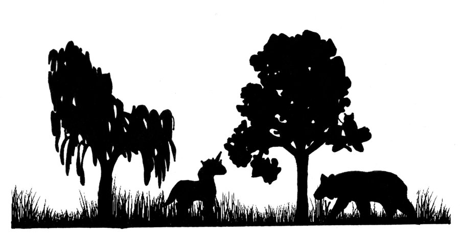 Forest Silhouette Clip Art   Clipart Best