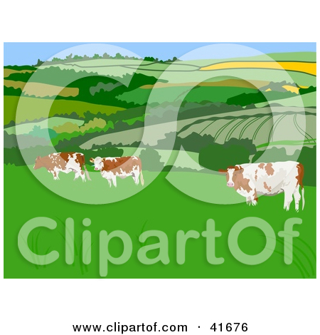 Royalty Free  Rf  Farm Land Clipart Illustrations Vector Graphics  1