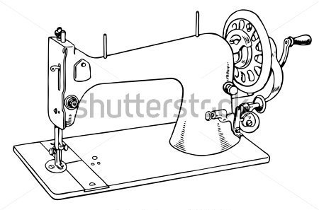 Sewing Machine Clip Art Vekt R  Cretsiz Vekt R Vector Me