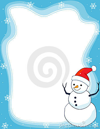 Snowman Clipart Border Snowman Border Frame Royalty