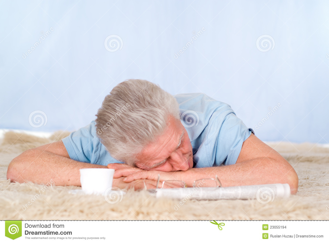 Tired Old Man Stock Images   Image  23055194