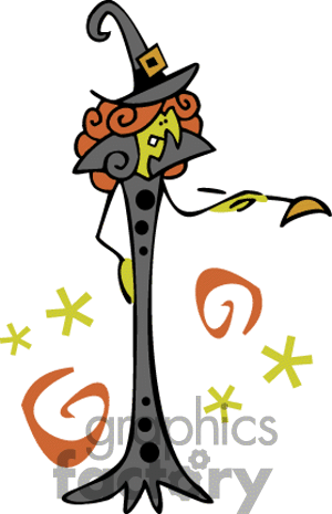 Whimsical Witch Character