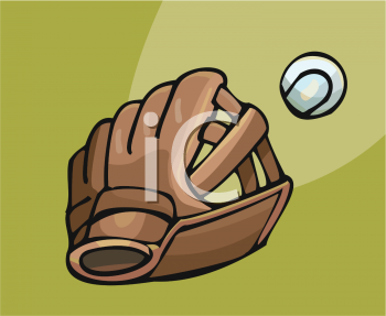 Baseball Clip Art Image  A Baseball Glove And Ball