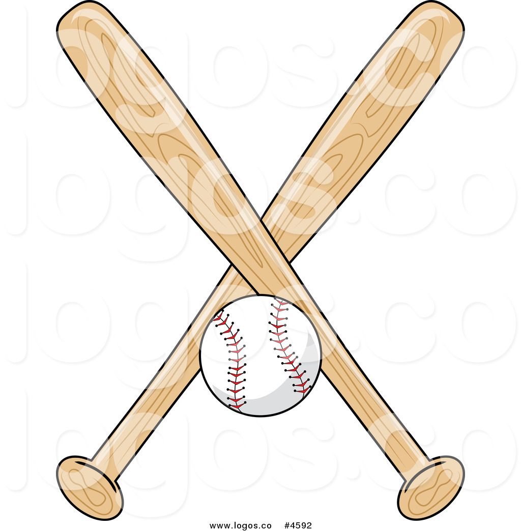 Bat Clipart And Vector Clip Illustration Of A Brown Baseball Bat Free