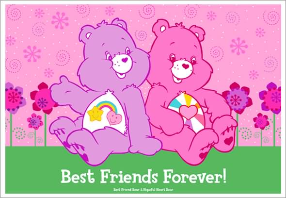 Best Friends Forever Bears Animated Graphic