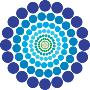 Blue Abstract Circle Pattern Clip Art At Clker Com   Vector Clip Art